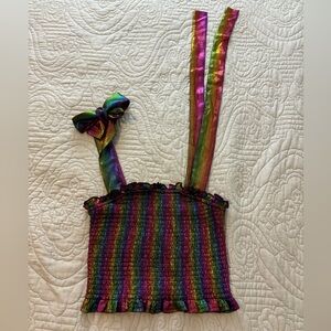 2000s Inspired Iridescent Tank Top